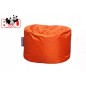 Le pouf rond orange Le pouf rond orange