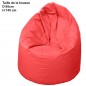 Pouf géant forme poire couleur Pouf géant forme poire couleur