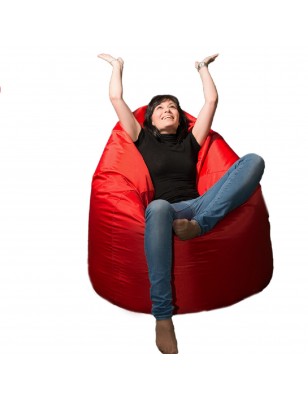 Pouf géant forme poire couleur