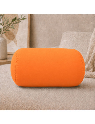 Poloch’ uni BigBao orange – coussin microbilles 30 × 18 cm