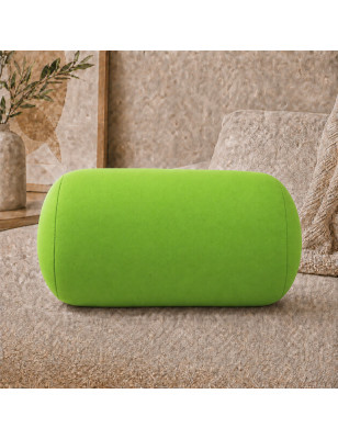 Poloch’ uni BigBao vert – coussin microbilles 30 × 18 cm