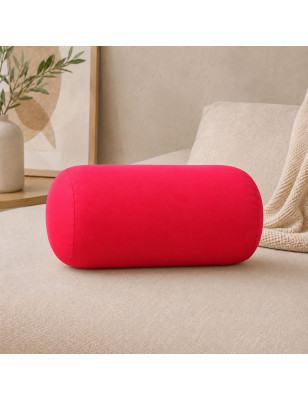 Poloch’ uni BigBao fushia – coussin microbilles 30 × 18 cm