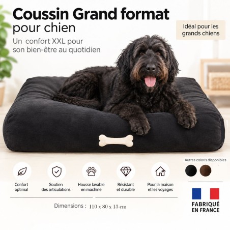 Coussin confort microbilles pour chien BIGBAO