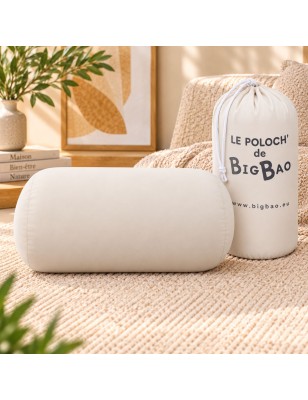 Poloch’ unis BigBao Coussin microbilles 30 × 18 cm