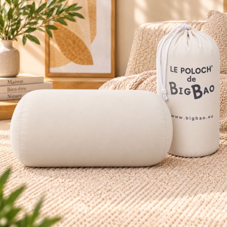 Poloch’ unis BigBao Coussin microbilles 30 × 18 cm