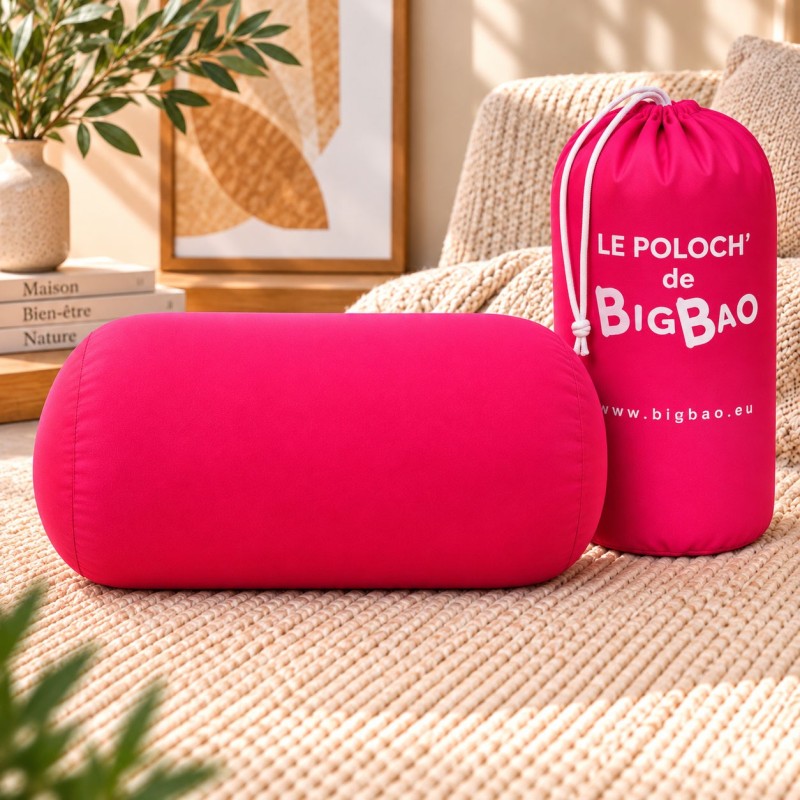 Poloch’ unis BigBao Coussin microbilles 30 × 18 cm Poloch’ unis BigBao Coussin microbilles 30 × 18 cm