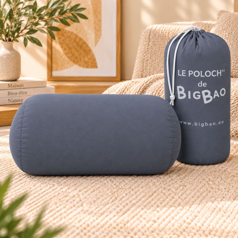 Poloch’ unis BigBao Coussin microbilles 30 × 18 cm Poloch’ unis BigBao Coussin microbilles 30 × 18 cm