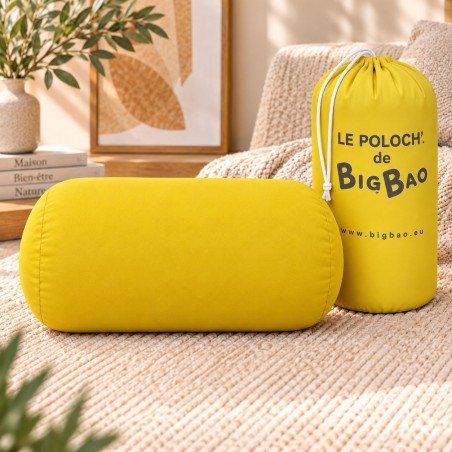 Poloch’ unis BigBao Coussin microbilles 30 × 18 cm