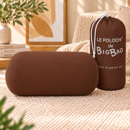 Poloch’ unis BigBao Coussin microbilles 30 × 18 cm