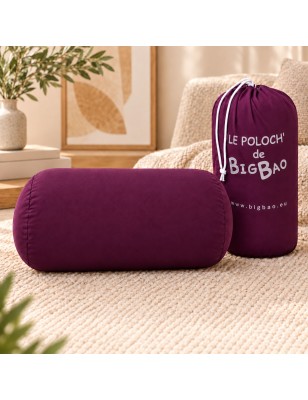 Poloch’ unis BigBao Coussin microbilles 30 × 18 cm