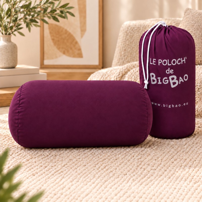 Poloch’ unis BigBao Coussin microbilles 30 × 18 cm Poloch’ unis BigBao Coussin microbilles 30 × 18 cm