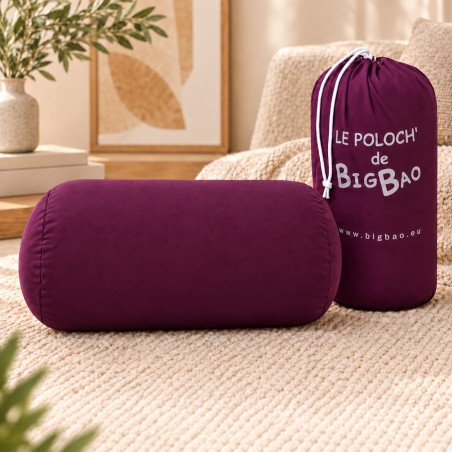 Poloch’ unis BigBao Coussin microbilles 30 × 18 cm