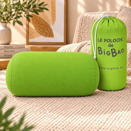 Poloch’ unis BigBao Coussin microbilles 30 × 18 cm