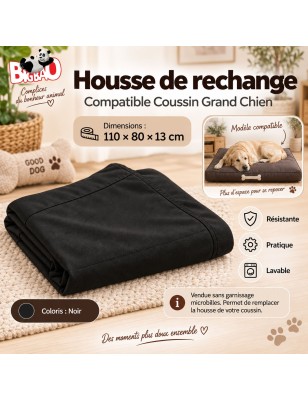 Housse de rechange pour coussins chien BIGBAO