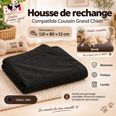 Housse de rechange pour coussins chien BIGBAO