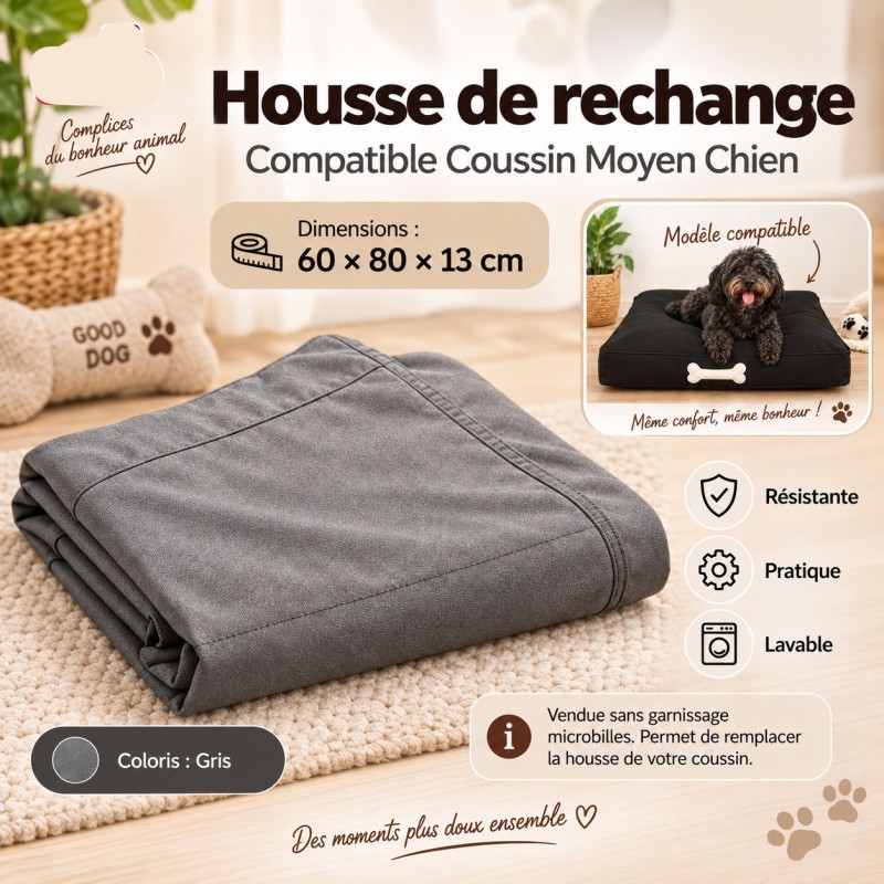 Housse de rechange pour coussins chien BIGBAO