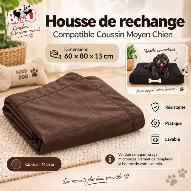 Housse de rechange pour coussins chien BIGBAO Housse de rechange pour coussins chien BIGBAO
