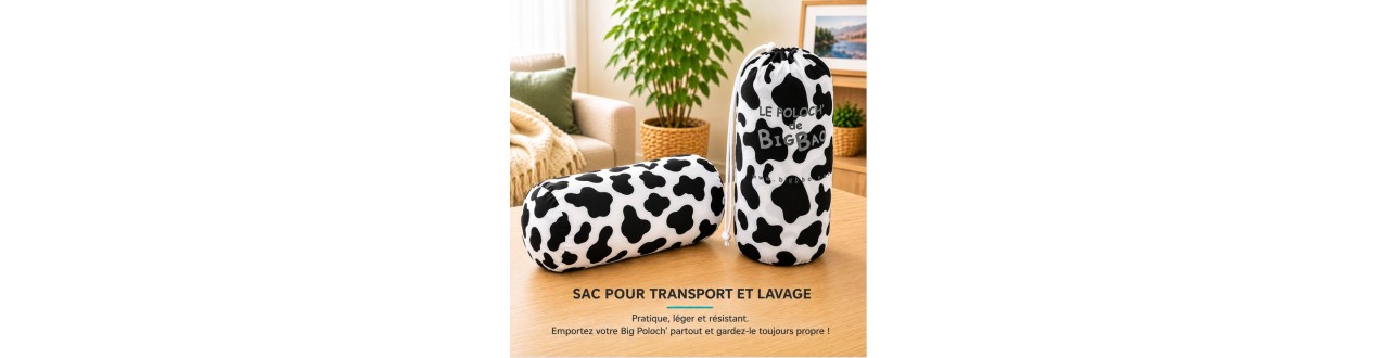 Big Poloch’ 45 × 20 cm BIGBAO – Coussin microbilles
